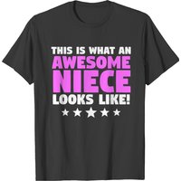 This Is What An Awesome Niece Looks Like T-shirt for Men — Mens T Shirts