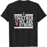 Cancer Together Stronger Men's Breast Cancer T-shirt — Mens T Shirts