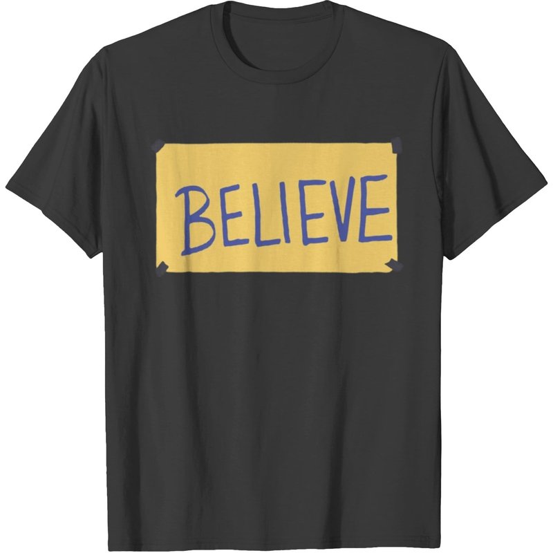 T-shirt Lasso Believe pour hommes en noir