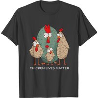 Chicken Lives Matter T-Shirt for Men — Mens T Shirts