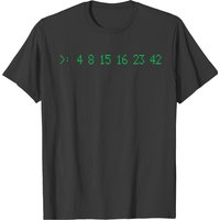 Lost Numbers Men's T-shirt in Black — Mens T Shirts