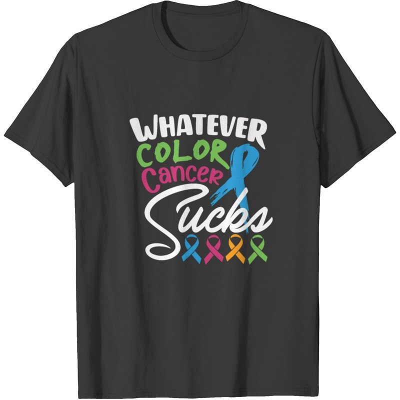 T-shirt de sensibilisation au cancer "Cancer Sucks" pour hommes — T-shirts pour hommes