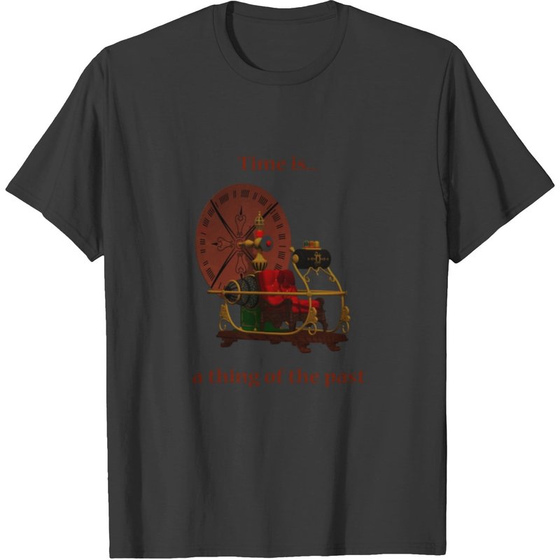 T-shirt Time Machine pour hommes en noir — T-shirts pour hommes