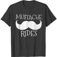 T-shirt Humoristique Mustache Rides pour Hommes — T-shirts pour hommes