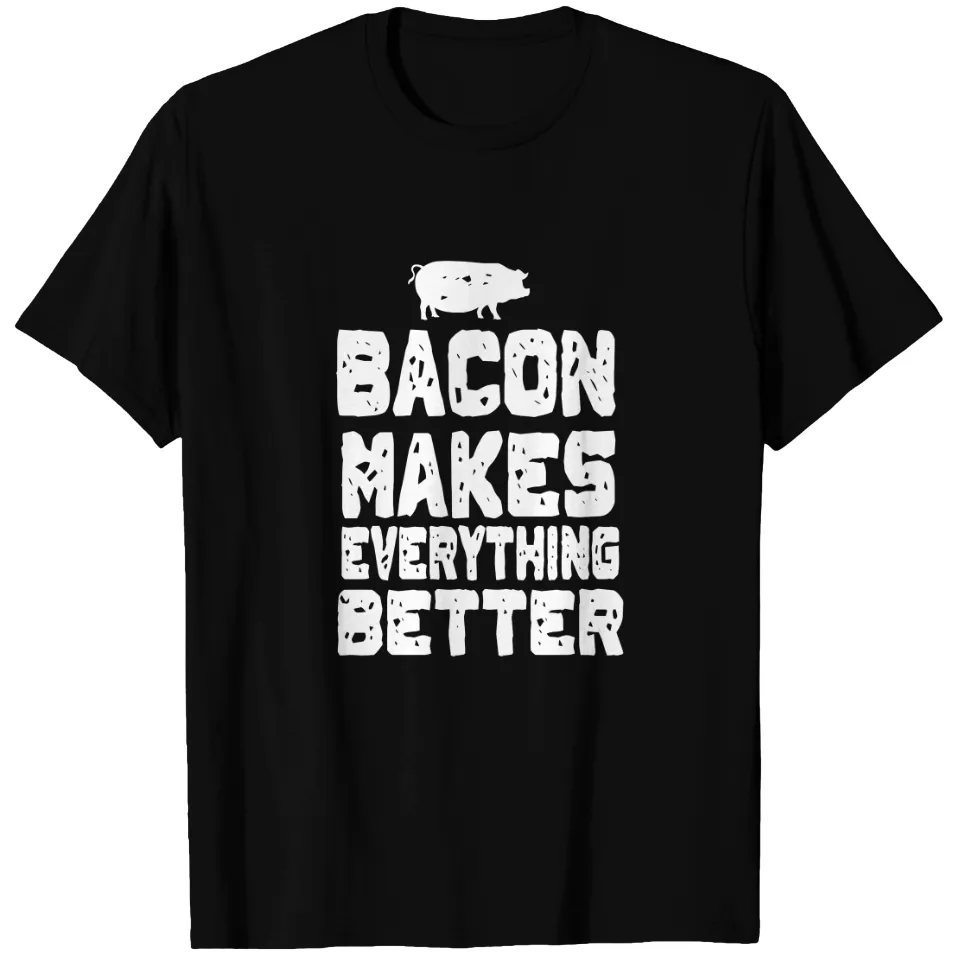 T-shirt Bacon Makes Everything Better pour hommes — T-shirts pour hommes