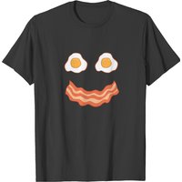 Egg And Bacon Face Brunch Breakfast T-Shirt for Men