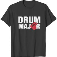 Drum Major T Shirt for Men - Black — Mens T Shirts