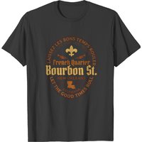 T-shirt Souvenir Bourbon St French Quarter pour hommes — T-shirts pour hommes