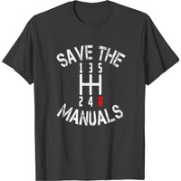 Save The Manuals Three Pedals Transmission T-shirt — Mens T Shirts
