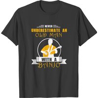 Old Man With Banjo Shirt T-shirt