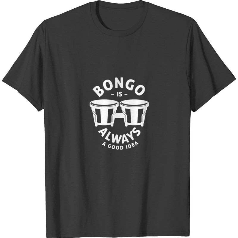 Bongo Drum Drums Drummer Instrument T-shirt — T-shirts pour hommes
