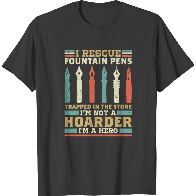 Collectors Pens Ink Fountain Pen Collector Gifts T-shirt — T-shirts pour hommes