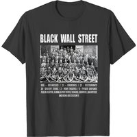Black Wall Street Greenwood Tulsa Oklahoma Black T-shirt — T-shirts pour hommes