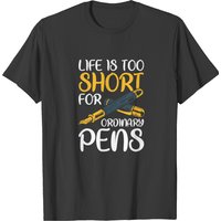 Fountain Pen Writing Handwriting Penmanship Callig T-shirt