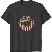Sawdust Is Man Glitter | Funny Wood Working Dust T-shirt — T-shirts pour hommes