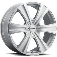 Kalon Wheels Wheel Torch Satin Silver With Machined Face - 16x7 - 5x100 Bolt Pattern - 38 Offset Rims — Roues et jantes