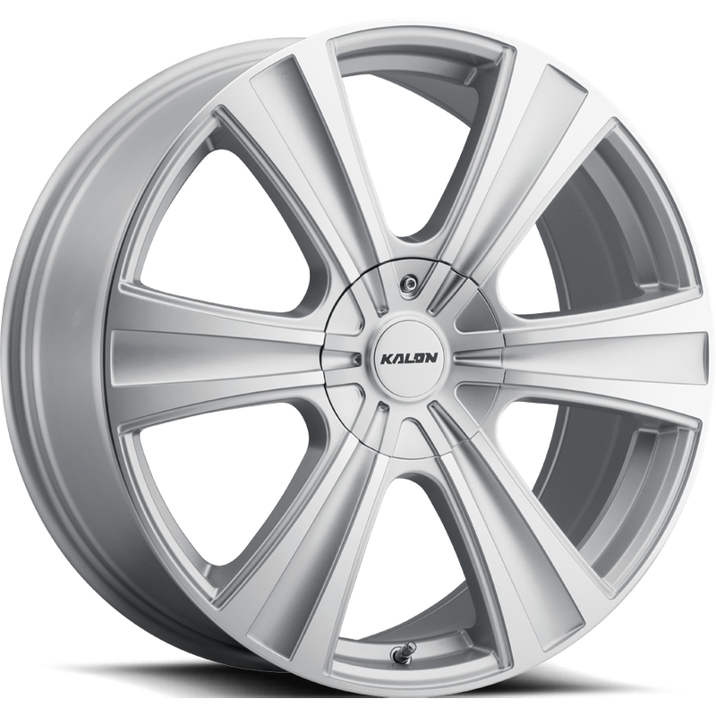 Kalon Wheels Wheel Torch Satin Silver With Machined Face - 16x7 - 5x100 Bolt Pattern - 38 Offset Rims — Wheels & Rims