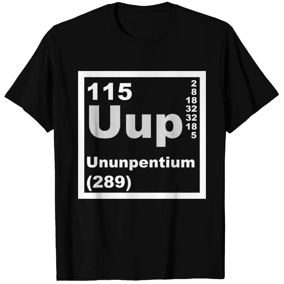 T-shirt lourd pour hommes 115 Ununpentium - Noir — T-shirts pour hommes