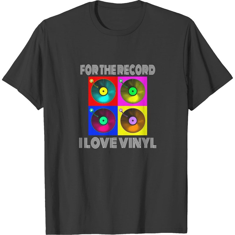 Vinyl Records Lp Collector Record Lover Gift T-shirt