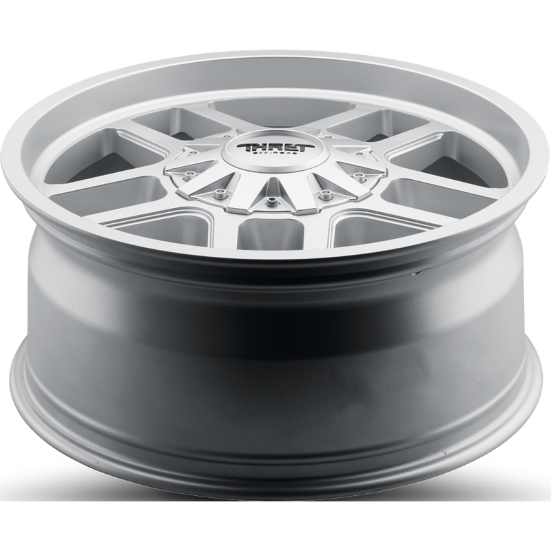 Thret Offroad Wheel Radar Silver - 17x8.5 - 8x165.1 Bolt Pattern - 18 Offset Rims — Roues et jantes