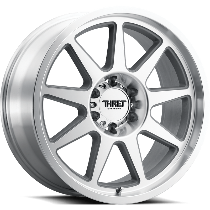 Thret Offroad Wheel Flood Superfinish - 17x9 - 5x127 Bolt Pattern - 0 Offset Rims — Roues et jantes