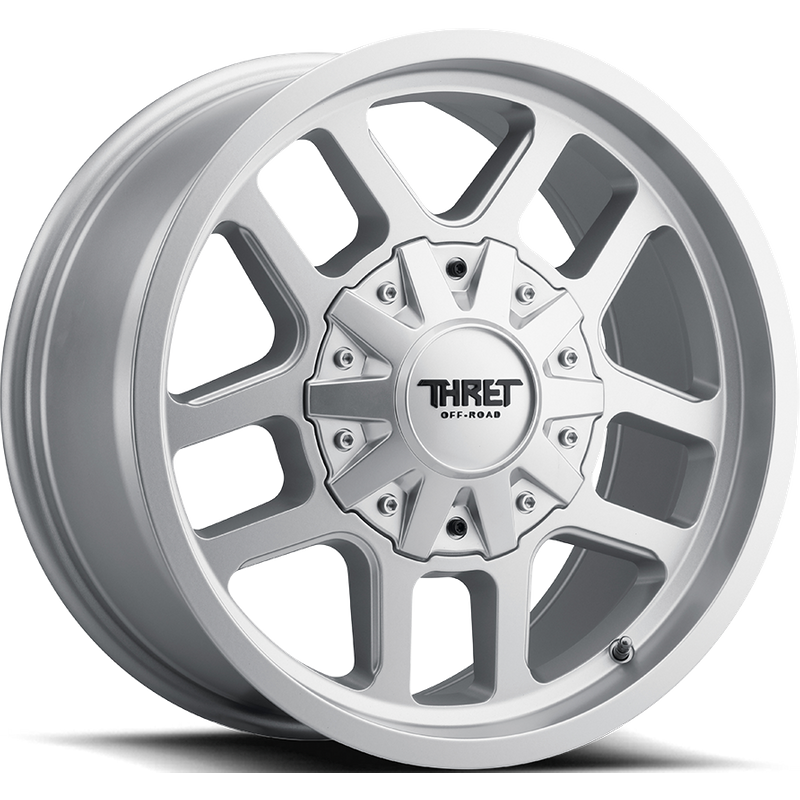 Thret Offroad Wheel Radar Superfinish - 17x8.5 - 5x114.3 Bolt Pattern - 18 Offset Rims — Roues et jantes