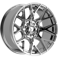 Fittipaldi Offroad Wheel FA27C Chrome - 20x10 - 5x127 Bolt Pattern - 19 Offset Rims