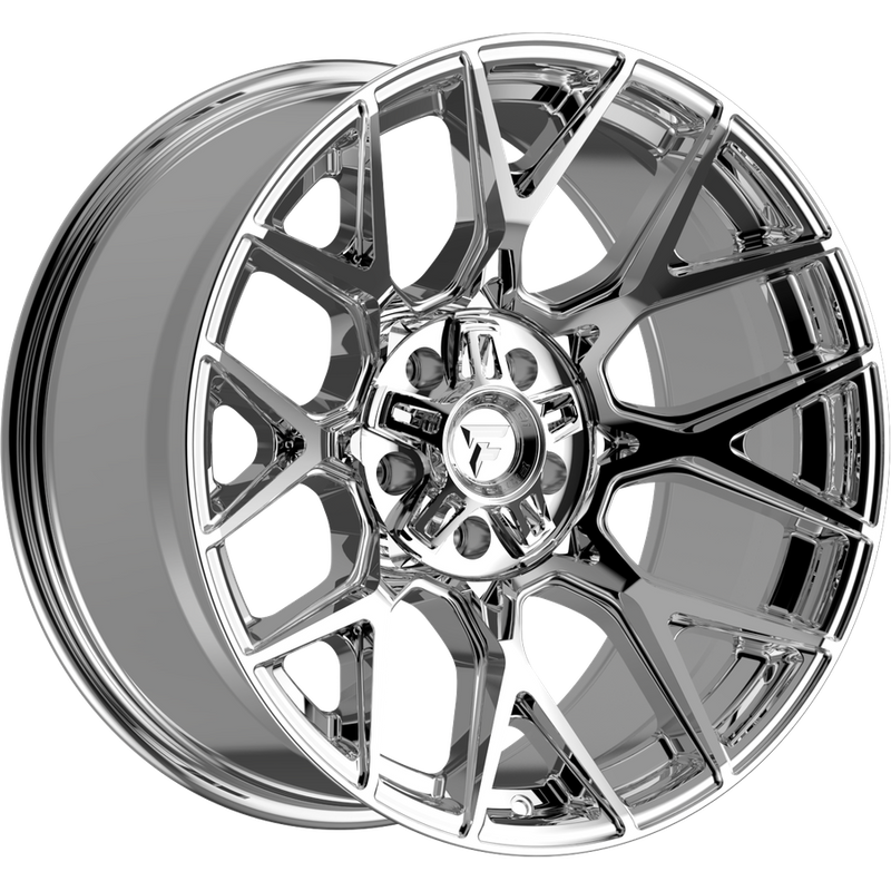 Fittipaldi Offroad Wheel FA27C Chrome - 20x10 - 5x127 Bolt Pattern - 19 Offset Rims — Roues et jantes