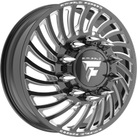 Fittipaldi Offroad Wheel FDF600BM Gloss Black Milled - 24x8.25 - 10x285.75 Bolt Pattern - 146 Offset Rims