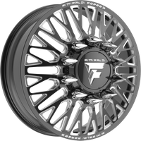 Fittipaldi Offroad Wheel FDF601BM Gloss Black Milled - 24x8.25 - 10x285.75 Bolt Pattern - 146 Offset Rims