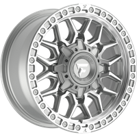 Fittipaldi Offroad Wheel FX200MSL Machined Silver Machined Lip - 15x7 - 4x137 Bolt Pattern - 25 Offset Rims