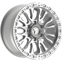 Fittipaldi Offroad Wheel FT116MSL Machined Silver Machined Lip - 17x8.5 - 6x135 Bolt Pattern - 0 Offset Rims