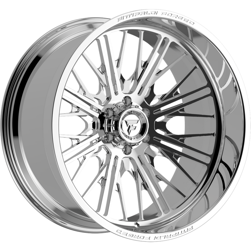 Fittipaldi Offroad Wheel FTF512P Polished - 24x12 - 6x139.7 Bolt Pattern - -44 Offset Rims — Wheels & Rims