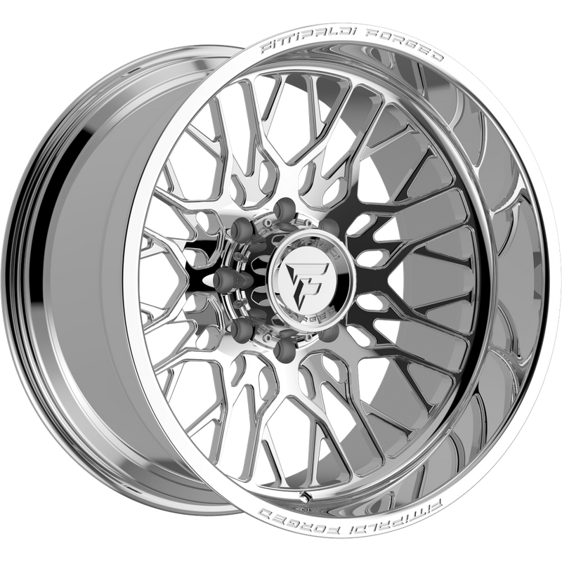 Fittipaldi Offroad Wheel FTF514P Polished - 24x12 - 6x139.7 Bolt Pattern - -44 Offset Rims — Wheels & Rims