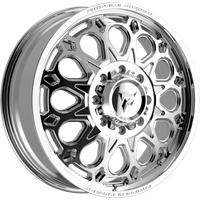 Fittipaldi Offroad Wheel FDF602P Polished - 22x8.25 - 8x200 Bolt Pattern - 105 Offset Rims