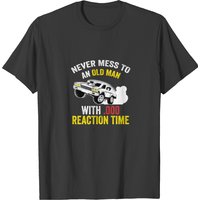 Funny Drag Racing Never Mess With An Old Man T-shirt — T-shirts pour hommes