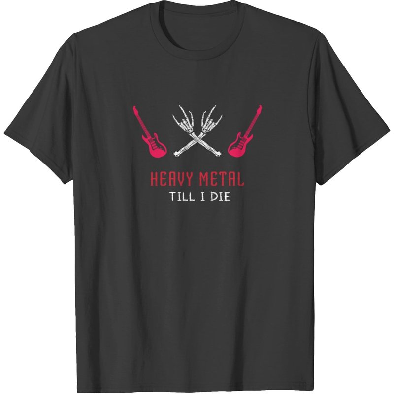 Heavy Metal Till I Die, Rock Festival T-shirt — T-shirts pour hommes