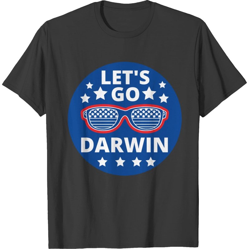 Let's Go Darwin T-shirt — Mens T Shirts