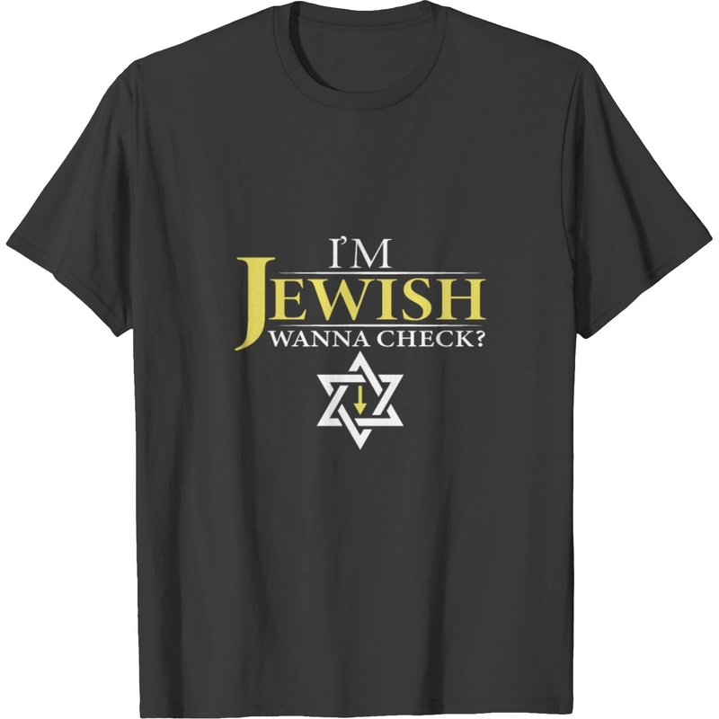 I'm Jewish Wanna Check? Jew And Joker Gift T-shirt — Mens T Shirts