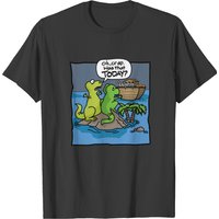Noah Ark Dinosour Funny Bibel Darwinism Evolution T-shirt