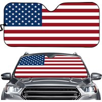 American Flag Windshield Sun Shade, High-resolution Car Sun Shade — Pare-soleil de voiture