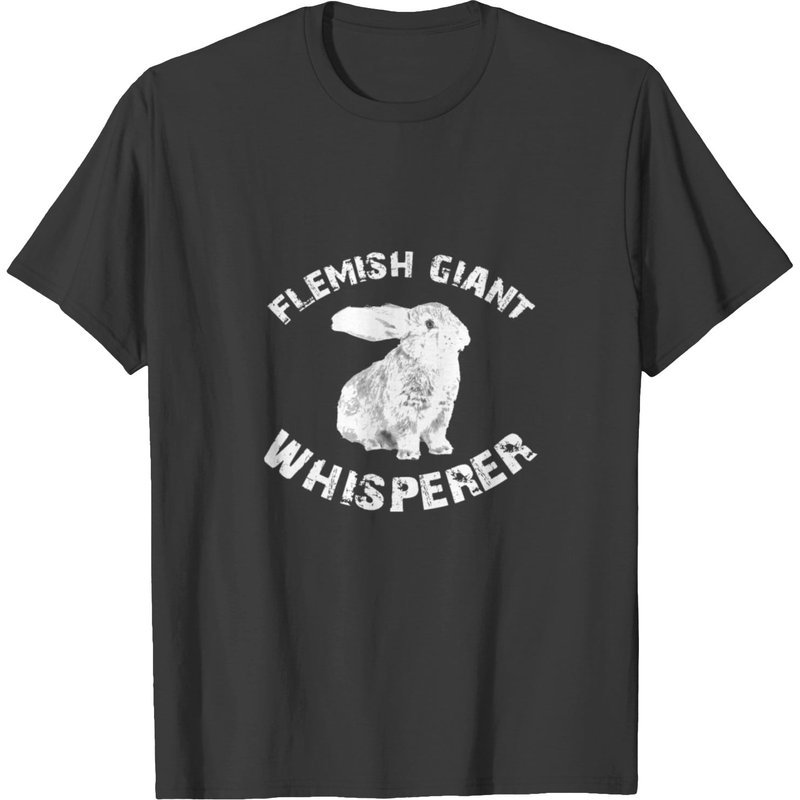 Funny Flemish Giant Rabbit Bunny Whisperer A T-shirt