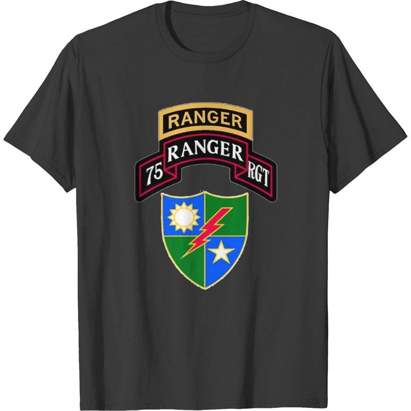 Veteran Gift-75th Ranger Regiment Ranger Tab Range T-shirt — T-shirts pour hommes