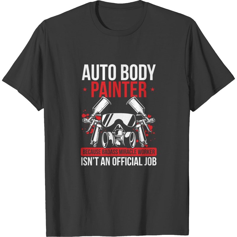 Car Painter Body Painting Auto Body Detailer T-shirt — T-shirts pour hommes