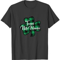 Team Mcnamee Surname Plaid Shamrock T-shirt — Mens T Shirts