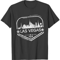 Las Vagas Skyline Nigth Club Usa T-shirt — Mens T Shirts