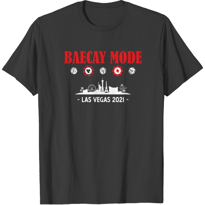Beacay Mode Matching Couple Las Vegas Baecation T-shirt — T-shirts pour hommes