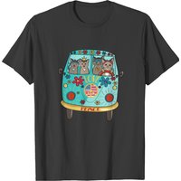 Love Peace Sign Hippie Bus T-shirt