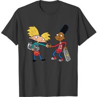 Hey Arnold And Gerald W Skateboards Checker Board T-shirt — Mens T Shirts