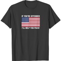 If You Re Offended I Ll Help You T-shirt — Mens T Shirts